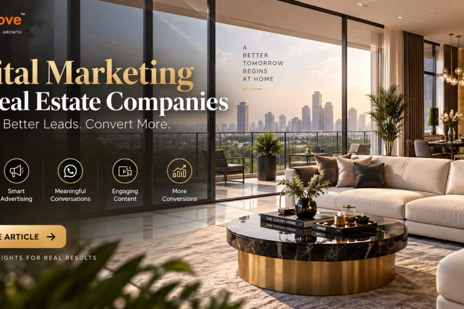 Digital Marketing for Real Estate Companies: How to Generate Better Leads and Convert More Real estate marketing has changed significantly. Buyers no longer depend only on newspaper advertisements, property exhibitions, brokers, or referrals. Today, a potential buyer may discover a property through Google, Instagram, Facebook, YouTube, WhatsApp, or a real estate website. But generating **leads is not the same as generating the right leads**. Many real estate companies spend heavily on Google Ads and Meta Ads but still receive enquiries from people who are not serious buyers, are looking for something completely different, or simply submitted a form because the advertisement attracted their attention. The problem is often not the advertising platform itself. The problem is **how the platform, audience, content, messaging, and lead-conversion process are being used**. Here are five practical tips that can help real estate companies generate more appropriate leads without unnecessarily increasing their marketing budget. --- ## 1. Don't Run Google or Meta Ads Without Understanding How the Platforms Work Creating a Google Ads account or launching a Meta campaign is relatively easy. Generating the **right audience** is much harder. One of the biggest mistakes real estate companies make is starting advertising without first understanding: * Who their ideal customer is * What type of property the customer is looking for * Where the customer is located * What price range they can afford * Whether they are an investor or an end-user * What search terms they use * What stage of the buying journey they are in * Which campaign objective is appropriate * How targeting, keywords, placements and exclusions work For example, imagine a real estate company selling premium apartments. If the campaign is designed simply to generate the maximum number of leads, the platform may find people who are willing to submit a form—but that does not necessarily mean they can afford or are interested in the property. ### Lead volume ≠ Lead quality A campaign generating 500 leads is not automatically better than a campaign generating 100 leads. The important questions are: **How many leads were relevant?** **How many responded?** **How many qualified?** **How many visited the property?** **How many eventually converted?** A good real estate campaign should therefore be optimized around **business outcomes**, not just the number of forms received. --- ## 2. WhatsApp Marketing Without Two-Way Communication Is a Blind Game WhatsApp can be extremely useful for real estate marketing because property buying usually requires multiple conversations. But simply collecting phone numbers and sending promotional messages is not a complete marketing strategy. If the communication is one-way, the company has very little understanding of what the prospect actually wants. Instead, businesses should build a **two-way communication process**. For example, instead of simply sending: > "Luxury apartments available. Book a site visit today!" you can start a conversation around the customer's requirements: **What type of property are you looking for?** * 2 BHK * 3 BHK * Villa * Investment property Then: **What is your approximate budget?** **Which location are you considering?** **Are you looking to buy for investment or personal use?** This creates an opportunity to understand the prospect before pushing the sales message. ### Fresh and relevant audience data matters Real estate marketers should also avoid depending entirely on old databases. Audience data becomes less useful when: * Contact information is outdated * Customer requirements have changed * People have already purchased property * Prospects are no longer interested * Previous campaigns have repeatedly contacted the same audience Building and maintaining **fresh, permission-based and relevant audience data** can improve the quality of communication. The objective should not be to send more WhatsApp messages. The objective should be to start **more meaningful conversations with relevant prospects**. --- ## 3. Create a Story Before You Start Selling on Meta This is one of the most important changes real estate marketers need to understand. People don't open Instagram and Facebook because they want to see advertisements all day. They are looking for information, entertainment, inspiration, ideas and stories. So if every piece of content says: **"BOOK NOW"** **"LIMITED UNITS"** **"CALL NOW"** **"BEST PROPERTY IN THE CITY"** the audience can quickly lose interest. ### Don't start with the property. Start with the problem or aspiration. For example, instead of immediately advertising: **"3 BHK Apartments Starting at ₹XX Lakhs"** you could create a short video around: **"5 things families should check before buying a 3 BHK apartment."** Then discuss: 1. Location 2. Connectivity 3. Floor plan 4. Amenities 5. Future resale potential At the end, introduce the relevant property as one possible solution. This approach creates a **content journey** rather than immediately pushing a sales message. ### Storytelling can build familiarity A real estate brand can create content around: * The neighbourhood * Lifestyle * Home-buying mistakes * Financing * Interior ideas * Property investment education * Customer experiences * Construction progress * Behind-the-scenes stories * Local infrastructure developments * Frequently asked buyer questions The goal is to make the audience **interested before asking them to become a lead**. --- ## 4. Stop Treating Every Lead the Same Another common problem is sending every lead directly to the sales team without qualification. A person who submitted a form may be: * Ready to purchase * Researching options * Comparing properties * Looking for investment opportunities * Just exploring prices * Interested in a different location * Outside the property's budget These prospects should not necessarily receive the same follow-up. ### Build a simple lead qualification process For example: **Stage 1 – New Lead** The prospect has submitted an enquiry. ↓ **Stage 2 – Qualified Lead** Location, budget, property requirement and buying timeline are understood. ↓ **Stage 3 – Sales Conversation** The sales team discusses the property in detail. ↓ **Stage 4 – Site Visit** The prospect is genuinely interested and visits the property. ↓ **Stage 5 – Follow-up** The team continues communication based on the prospect's requirements. ↓ **Stage 6 – Conversion** Booking or sale. This helps marketing and sales teams understand where leads are actually getting lost. --- ## 5. Measure Cost Per Qualified Lead, Not Just Cost Per Lead This is where many real estate campaigns go wrong. Suppose two campaigns produce these results: | Metric | Campaign A | Campaign B | | --------------- | ---------: | ---------: | | Leads | 300 | 100 | | Ad Spend | ₹60,000 | ₹40,000 | | Qualified Leads | 30 | 40 | | Site Visits | 8 | 15 | | Sales | 1 | 3 | Campaign A generated more leads. But the business outcome is very different. This is why real estate companies should monitor metrics beyond CPL (Cost Per Lead). Important metrics include: * **Cost Per Lead** * **Cost Per Qualified Lead** * **Lead-to-Contact Rate** * **Qualified Lead Rate** * **Site Visit Rate** * **Site Visit-to-Booking Rate** * **Cost Per Site Visit** * **Cost Per Acquisition** * **Revenue Generated** The ultimate question is not: > **"How many leads did our campaign generate?"** It is: > **"How many relevant prospects did our marketing bring into the sales pipeline, and how many became customers?"** --- # A Better Real Estate Digital Marketing Funnel Instead of thinking only about advertising, real estate companies should think about the complete customer journey. ### 1. Attract Use Google, Meta, YouTube, social media and SEO to reach relevant audiences. ↓ ### 2. Educate Provide useful content that answers buyer questions. ↓ ### 3. Engage Use landing pages, forms, WhatsApp and other communication channels to understand requirements. ↓ ### 4. Qualify Identify budget, location, property type and buying intent. ↓ ### 5. Nurture Continue relevant communication with prospects who are not ready to buy immediately. ↓ ### 6. Convert Move qualified prospects toward a call, property visit, booking and eventually a sale. --- # Final Thoughts Real estate digital marketing is not simply about **spending more money on Google or Meta Ads**. It is about understanding the customer, building the right audience, creating useful content, starting meaningful conversations and connecting marketing activity with the sales process. If your campaigns are generating hundreds of leads but very few site visits or sales, the answer may not be to increase your advertising budget. It may be time to look at the entire funnel. **Better targeting + better content + better communication + better qualification = better opportunities for conversion.** At **DigitalLove**, we help businesses build digital marketing strategies that combine advertising, content, lead generation, audience targeting and conversion-focused campaigns. **Don't just generate more leads. Build a system that generates more relevant opportunities.**