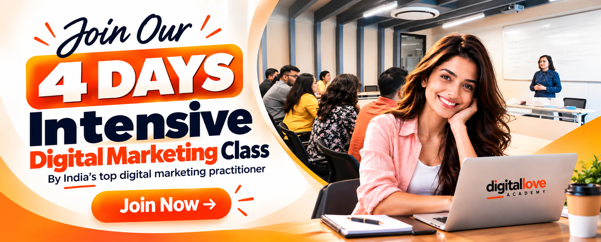 4 days Digitallove Academy- digital marketing course